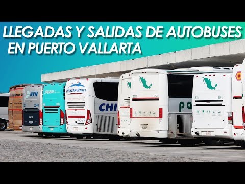 Llegadas y Salidas de la Central de Autobuses de PUERTO VALLARTA!